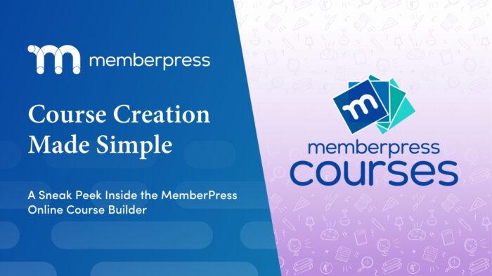 MP Online Course Builder | MemberPress Feature Image for a post about the MemberPress Courses online course builder